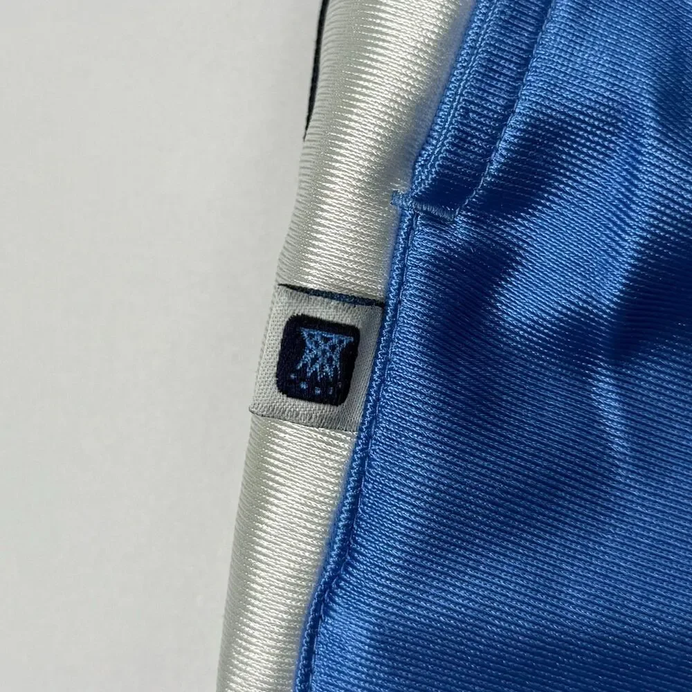 Adidas Pure Game Series Tearaway Joggers Blue Y2K Track Pants Small